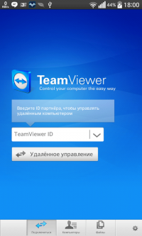 TeamViewer главное окно